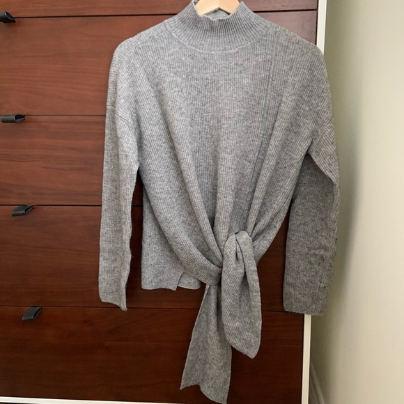 Whistles tie side rib wool sweater - Picture 4 of 8